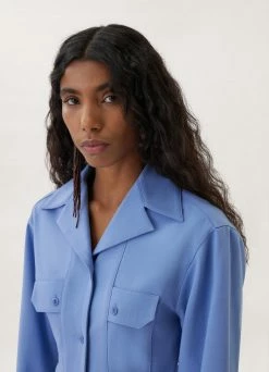 Lemaire-UK CONVERTIBLE COLLAR FITTED Women