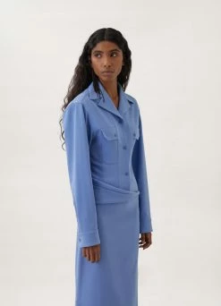 Lemaire-UK CONVERTIBLE COLLAR FITTED Women