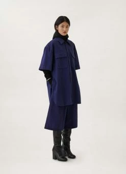 Lemaire-UK SHORT SLEEVE DENIM SHIRT