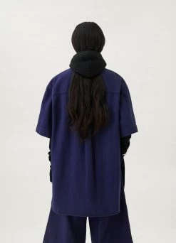 Lemaire-UK SHORT SLEEVE DENIM SHIRT