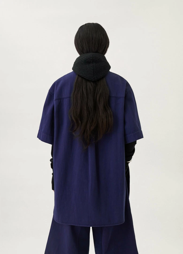 Lemaire-UK SHORT SLEEVE DENIM SHIRT