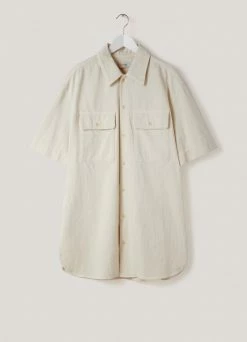 Lemaire-UK SHORT SLEEVE DENIM SHIRT
