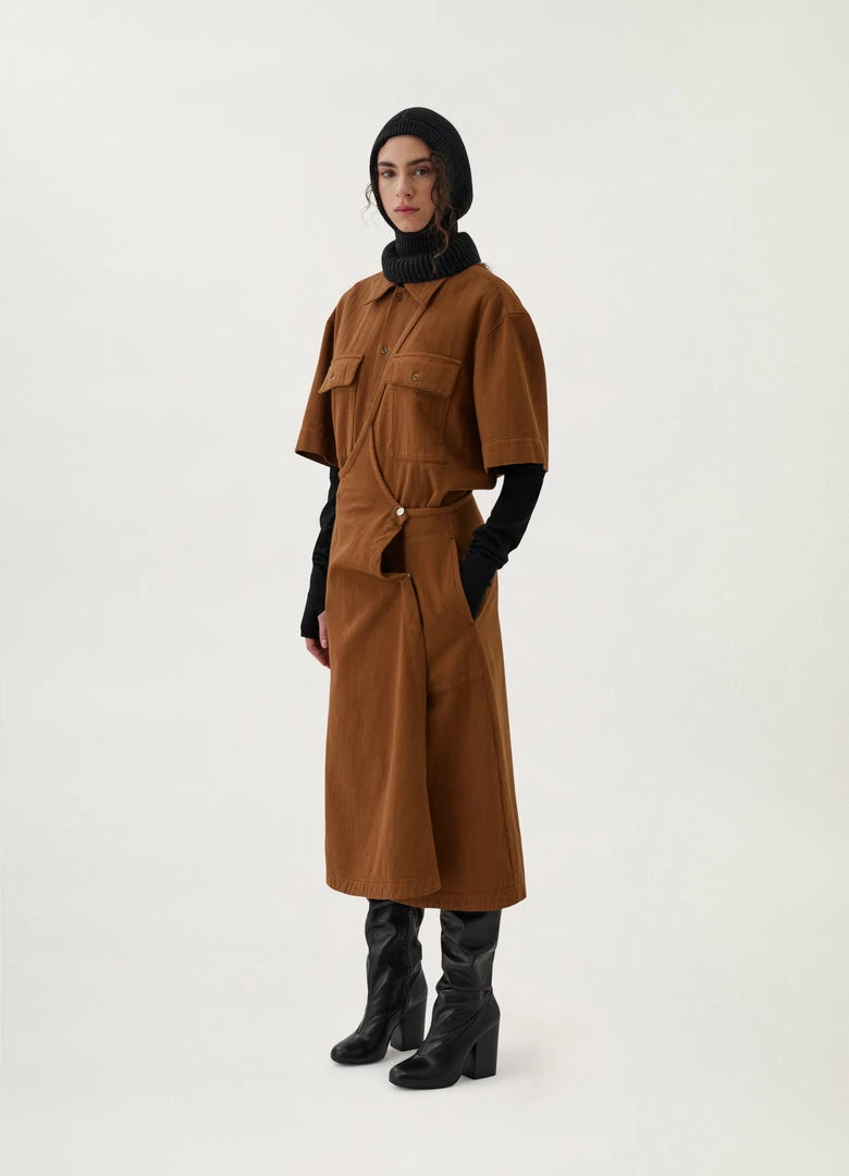 Lemaire-UK Women APRON DENIM SKIRT