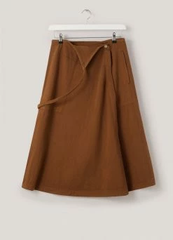 Lemaire-UK Women APRON DENIM SKIRT