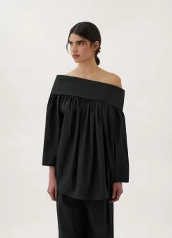 Lemaire-UK BARE SHOULDER BLOUSE Women