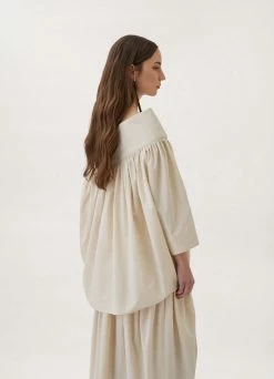 Lemaire-UK BARE SHOULDER BLOUSE