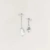 Lemaire-UK PEARL ASYMMETRICAL EARRINGS Women