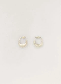 Lemaire-UK CURVED MINI DROP EARRINGS